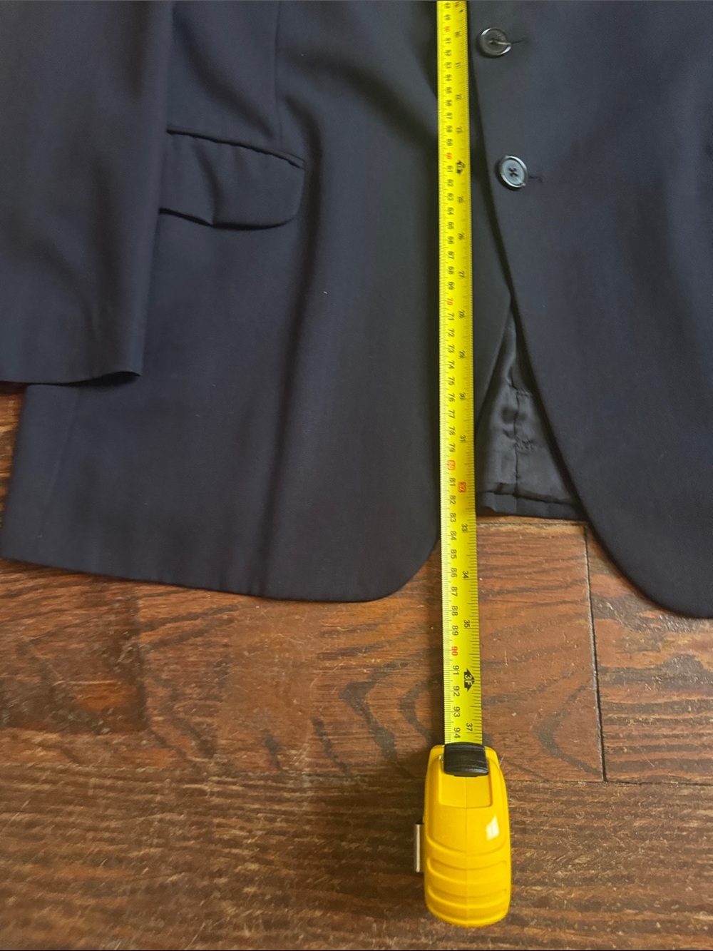 VTG Fendi Navy Blue Single-Breasted Blazer 3 Button Blazer 54R EU/44R US - Picture 10 of 15